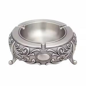 Cenicero de Metal de Lujo, Resistente, para Mesa, Hogar, Oficina, Hotel, Decoración de Mesa - Product Image 2
