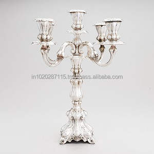 Candélabre en aluminium magnifiquement conçu parfait pour la décoration de table de dîner événements fêtes et intérieurs de maison de luxe - Product Image 6