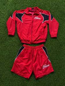 Unisex Lightweight Windbreaker Short Set Nylon Breathable Casual Sports Windbreaker <b>Tracksuits</b> - Product Image 3