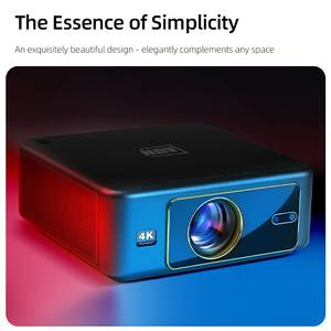 Projecteur portable Android AUN U002 1080p 4K pour cinéma maison, mini TV intelligente 3D, livraison directe, marque économique, faible coût, professionnel - Product Image 4