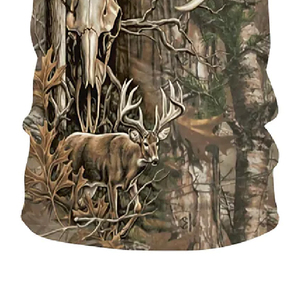 Ropa de Caza para Hombre, Camiseta de Caza de Algodón con Camuflaje, Camiseta Deportiva de Manga Corta 100% Poliéster con Camuflaje - Product Image 5