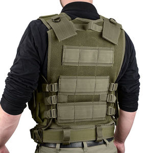 เสื้อกั๊กยุทธวิธีทนทานสำหรับการฝึกซ้อม  ตัวเลือกโลโก้แบบกำหนดเอง กระเป๋าหลายช่อง สายรัดปรับได้ สวมใส่สบาย - Product Image 6