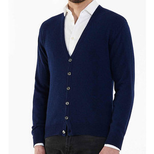 Men's Slim Fit Knitted Cardigan Winter New <b>Block</b> Fashionable Trendy Quick Dry Breathable Crew Neck Cotton/<b>Acrylic</b> Yarn Knitwear - Product Image 2