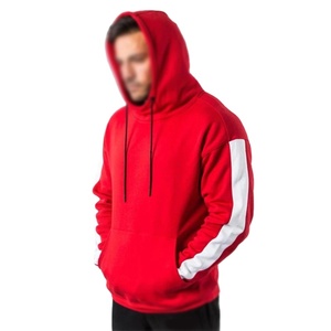 Men's Regular Sleeves Sportswear Hoodies Pullover Hooded Sweatshirts Autumn Winter Polyester/Cotton Embroidered <b>Plain</b> Dyed Loose - Product Image 1