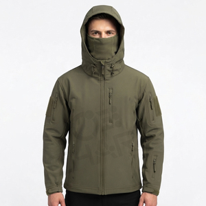Custom High-quality <b>Waterproof</b> Hiking Jacket, Softshell, <b>Warm</b>, Hooded, Winter Windproof Outdoor Jacket - Product Image 6