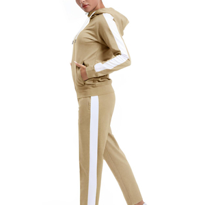 Women's Custom Sweat Suit Tracksuit Set <b>Jogger</b> Pants Breathable Vintage Style 2 in 1 Design Viscose/<b>Polyester</b> - Product Image 5