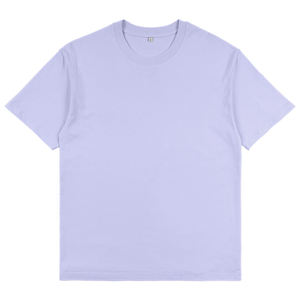 T-shirt en coton uni pour homme, tissu doux, manches courtes, col rond, confortable, vêtement décontracté pour impression en gros - Product Image 3