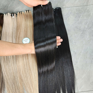 Extensiones de Cabello Virgen Vietnamita 100% Natural, Color Rubio Premium, Liso Extremo, Longitudes de 8 a 40 Pulgadas - Product Image 1