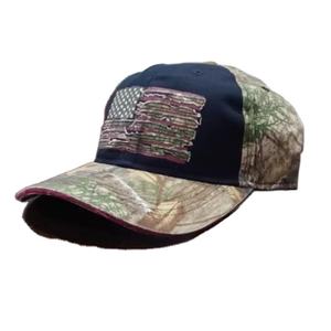 Gorra de Béisbol Personalizada de 5 Paneles, Estilo Vintage, con Logotipo Bordado, Ajustable, 100% Algodón, para Exteriores, Hip Hop - Product Image 1