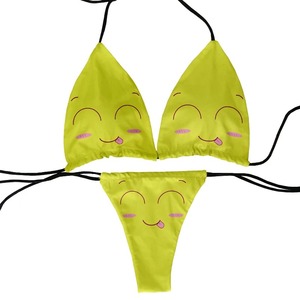 Ensembles de bikinis brésiliens tankini personnalisables à séchage rapide, respirants, couleurs personnalisables sur le devant, maillots de bain triangle, plage, propriétés antibactériennes - Product Image 5