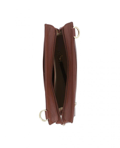 กระเป๋าสะพายข้างหนังแท้สีน้ำตาลสำหรับผู้หญิง ดีไซน์ทันสมัย คุณภาพสูง สายสะพายแบบซิป  กระเป๋าถือแฟชั่นลำลอง รับผลิตแบบ OEM พร้อมสกรีนโลโก้ - Product Image 4