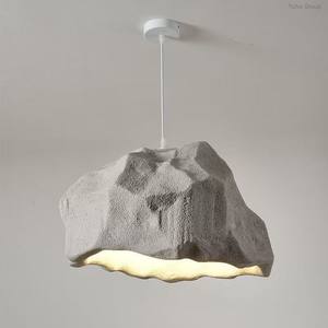 Lámpara de Araña Moderna Ovalada en Forma de Nube para Isla de Cocina y Restaurante, Lámpara de Araña de Vidrio LED Blanca con Función de Atenuación - Product Image 3