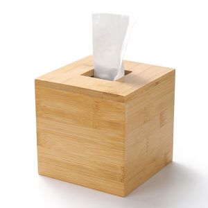 Elegante Dispensador de Papel Tisú de Madera Ecológico para Decoración de Sala de Estar, Dormitorio u Oficina con Material Sostenible - Product Image 1