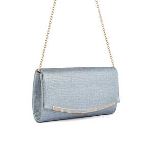 Pochette de soirée fantaisie grise P24171 - Product Image 2