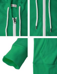 Sudadera con Capucha Extra Grande para Mujer, Impermeable, Ecológica, con Bordado, Manga Larga, Bolsillo, Ropa Casual de Invierno - Product Image 4