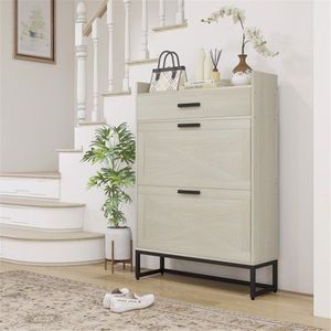 Shoe Storage Cabinet Comfy Living Wooden Over-the-door Shoe Rack Premium Quality Easy Installation 100% Satisfaction Guaranteed - Product Image 5