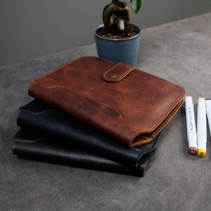 Carpeta de Cuero A5 Hecha a Mano, Cubierta de Diario Personalizada con Ranuras para Tarjetas, Organizador de Cuaderno Recargable, Regalo - Product Image 5