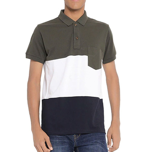 Chemises polo pour hommes de qualité supérieure, nouveau design, coupe ajustée, prix bas, respirantes, manches courtes. - Product Image 1