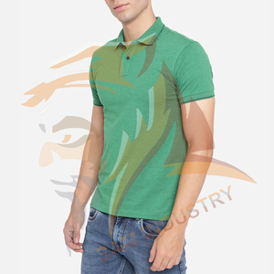 ผู้ผลิตเสื้อโปโลผ้าฝ้ายทรงเข้ารูปแบบเรียบง่ายคุณภาพสูง สีพื้น ระบายอากาศได้ดี สำหรับผู้ชาย - Product Image 3