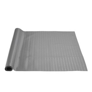 Tappetino da Garage in PVC con trama a diamante Anti-scivolo in argento rotolo da pavimento in vinile da 3,9x6,56 piedi per auto con copertura di 25.6 piedi quadrati - Product Image 1