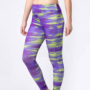 Wholesale High Waist <b>Women</b> Yoga <b>Leggings</b> Stretch Athletic Pants Slim Fit Fitness Workout Tights - Product Image 5