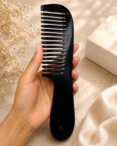 Peine de Cuerno de Búfalo Pulido Ecológico de Alta Calidad para Extensiones de Cabello, Forma Natural, Uso en Salón y Hogar, Decoración Natural - Product Image 5