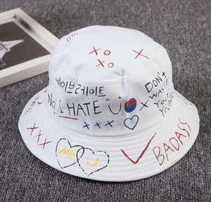 Chapeau Bob Personnalisé Tendance avec Logo Brodé, Chapeau de Pêcheur en Coton à Large Bord, Chapeau de Soleil d'Été pour la Plage, Unisexe - Product Image 3