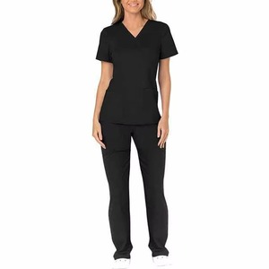 Best material soft fabric anti shrink Medical <b>Scrub</b> <b>Set</b> anti bacterial modern style fashionable anti wrinkle Medical <b>Scrub</b> <b>Set</b> - Product Image 3