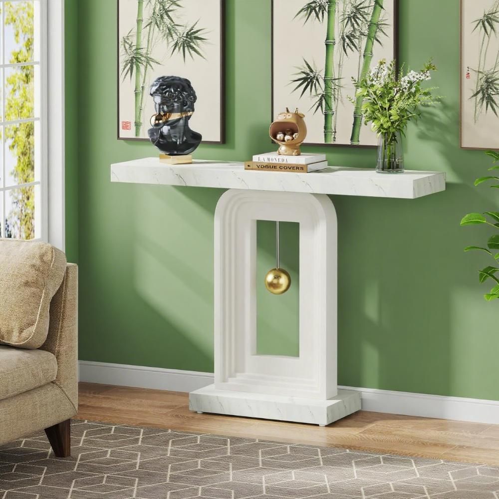 Faux Marble White Color