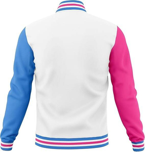 Men's <b>Jackets</b> Best Selling Embroidered Woolen High Street Men's <b>Jackets</b> Men College Leather Sleeves Custom Varsity <b>Jacket</b> - Product Image 3
