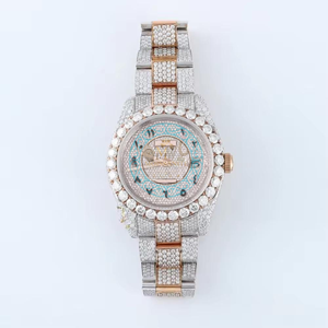 Premium Moissanite Diamond Hip Hop Watch for Men Luxury <b>Waterproof</b> <b>Wristwatch</b> for Daily Wear and Special Events Party for Sale - Product Image 1