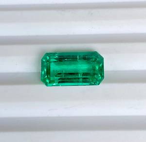 Piedra Preciosa de Esmeralda Natural, Corte Octogonal, Verde, Rara, Suelta, para Joyería, Origen India - Product Image 4