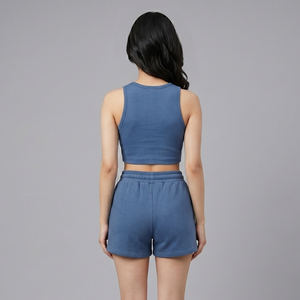 Camiseta Corta de Verano 2024 para Mujer, 100% Algodón, Cuello Redondo, Sin Mangas, Ecológica, Casual, de Secado Rápido y Transpirable - Product Image 4