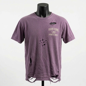 T-shirt personnalisé effet vieilli, haute qualité, doux, confortable, respirant, mode décontractée - Product Image 1
