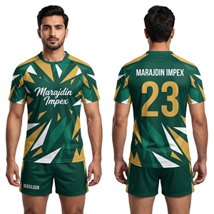 Custom Sublimated Rugby Jersey Uniform Set - Team Sports Wear with Shorts - Personalized Rugby Kit - Wholesale - Product Image 1