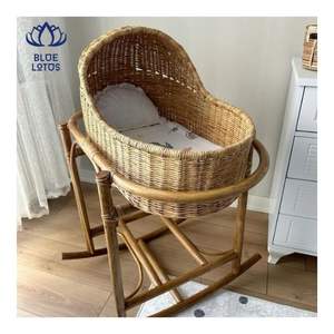 Cuna de Ratán 2026 de Alta Demanda, Hecha a Mano, Diseño Seguro para la Comodidad del Bebé y un Suave Balanceo para la Relajación - Product Image 6