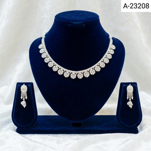 MOLL JEWELLERS 24K Gold Plated Vintage Women's Jewelry <b>Set</b> Alloy Necklace Earrings <b>Crystal</b> & Rhinestone Third Party Certified - Product Image 5