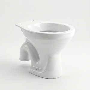 Inodoro de Cerámica de Una Pieza EWC con Sifón en S y Función Desodorizante, Montaje en el Suelo, Cierre Lento, Diseño Moderno para Baño - Product Image 1