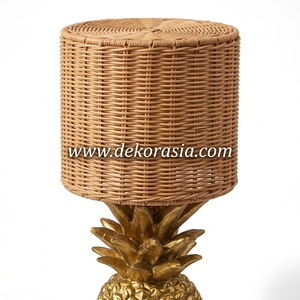 Lámpara de Mesa Moderna de Lujo de Madera de Piña con Bombillas Incandescentes para Decoración del Hogar, Lámpara de Escritorio Portátil y Diseño Personalizado - Product Image 3
