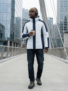 Chaqueta Cortavientos con Capucha, Ecológica, Recubierta, Personalizada, Unisex, Impermeable, con un Solo Botón, Estilo Urbano, Táctica, de Invierno - Product Image 5