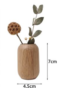 Maceta Cuadrada de Madera Hecha a Mano, Jardinera Cilíndrica de Madera Sólida, Maceta Moderna para Suculentas con Capacidad de 20L, Contenedor para Plantas de Mesa para el Hogar - Product Image 6