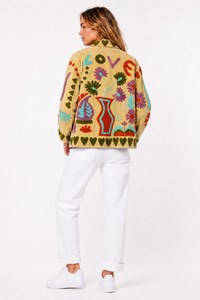 New Favourite Cotton <b>Velvet</b> Suzani Jacket Handmade Embroidered Boho Kimono <b>Coat</b> For <b>Women</b> Folk Art Spring Jacket Gift for Her - Product Image 6
