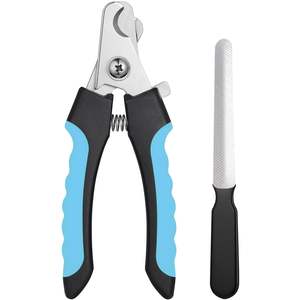 Cortauñas Profesional con Cuchilla Curva para Uñas Gruesas, Cuidado Canino, Acero Inoxidable - Product Image 1