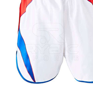 Pantalones Cortos de Muay Thai Hechos en Pakistán con Contraste de Color, Construcción Reforzada para un Rendimiento Atlético Duradero - Product Image 4