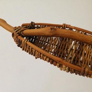 Cesta de flores de ratán japonés tejida a mano, cesta de ikebana, florero Hanaire, cesta de bambú para flores, florero de ratán tejido, soporte natural para flores - Product Image 2