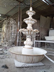 Fuente de Fibra con Tema de Loto, Profesional, Clásica, Tradicional, Simple y Moderna, para Bodas, Uso en Interiores y Exteriores - Product Image 2