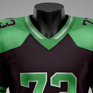 Maillots de football américain en marque privée, service OEM, manches courtes, couleurs et logos personnalisés, temps de production rapide, prix bas - Product Image 4