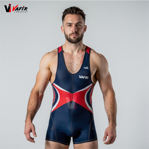 2025 nouveau Design pas cher mâle Stretch Wrestling Singlet nouveaux Arts martiaux porter à vendre - Product Image 1