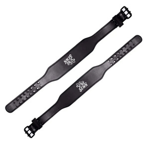 Ceinture de musculation en cuir VIBE SEWN pour soulevé de terre et haltérophilie – Caractéristique clé : Sécurité - Product Image 3