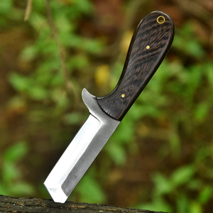 Couteau de boucher en acier au carbone, lame en acier au carbone de qualité supérieure, fabriqué à la main, manche robuste et durable, couteau utilitaire robuste pour l'extérieur - Product Image 2